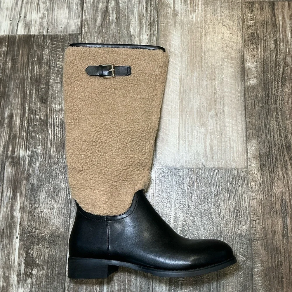 Torgeis Black and Tan Women's Boots